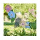 Γιρλάντα Hawaiian Palm Leaf and Hibiscus Flower Tropical Party / 2 μ Γιρλάντα Hawaiian Palm Leaf and Hibiscus Flower Tropical Party / 2 μ