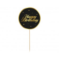 Topper Τούρτας Happy Birthday sparkles