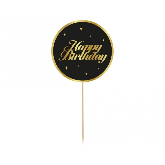 Topper Τούρτας Happy Birthday sparkles Topper Τούρτας Happy Birthday sparkles