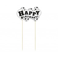 Topper Τούρτας Ποδόσφαιρο Happy Birthday