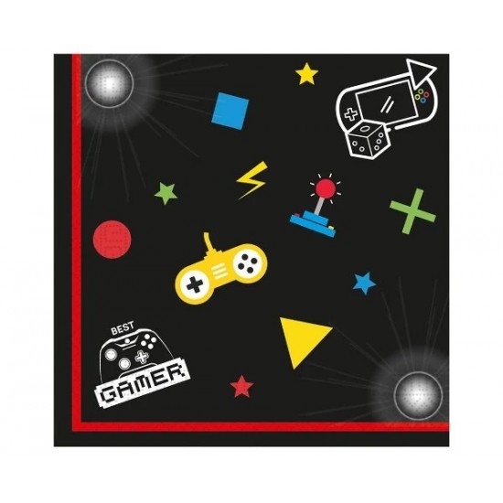 Χαρτοπετσέτες Μεγάλες Gaming Party (20 τεμ) Χαρτοπετσέτες Μεγάλες Gaming Party (20 τεμ)