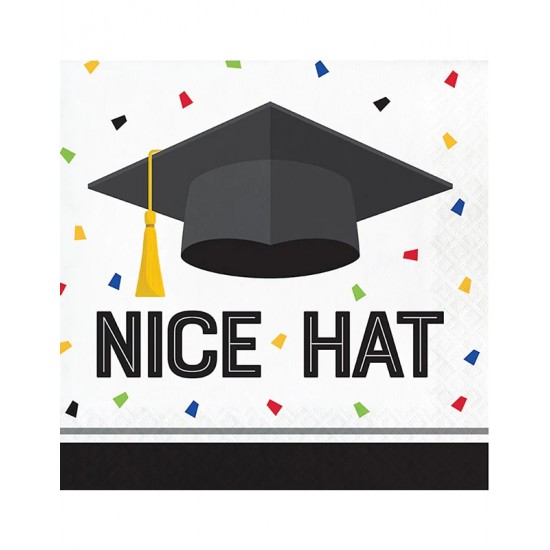Xαρτοπετσέτες Mεγάλες Graduation Nice Hat Xαρτοπετσέτες Mεγάλες Graduation Nice Hat