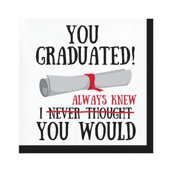 Xαρτοπετσέτες Mικρές Graduation Fun Xαρτοπετσέτες Mικρές Graduation Fun