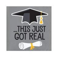 Xαρτοπετσέτες Mικρές Graduation Fun This Just Got Real