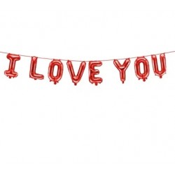 Σετ μπαλόνια φράση “I LOVE YOU”