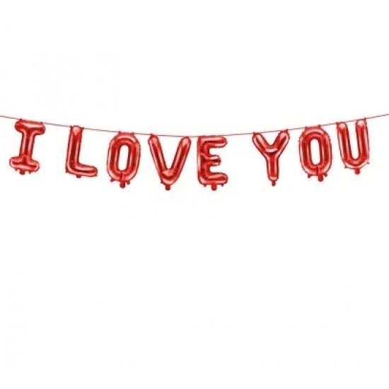 Σετ μπαλόνια φράση “I LOVE YOU” Σετ μπαλόνια φράση “I LOVE YOU”