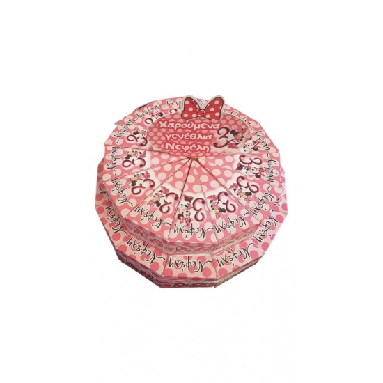 Χάρτινη Τούρτα Minnie Mouse