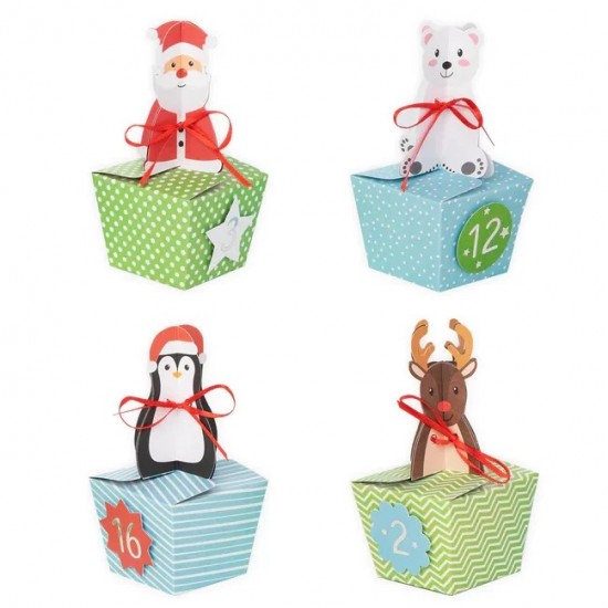 Ημερολόγιο Advent Calendar – Christmas boxes (24 τεμ) Ημερολόγιο Advent Calendar – Christmas boxes (24 τεμ)