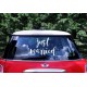 Just Married Αυτοκόλλητο Just Married Αυτοκόλλητο