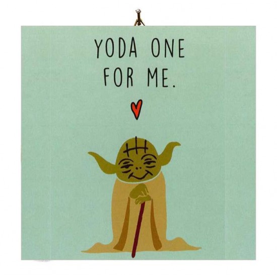 Καδράκι Διακοσμητικό Βαλεντίνου “Love Yoda” Καδράκι Διακοσμητικό Βαλεντίνου “Love Yoda”