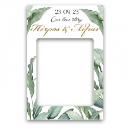 Κάδρο Photo Booth Γάμου – Botanical