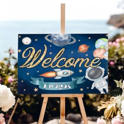 Καμβάς Βάπτισης Welcome – Αστροναύτης