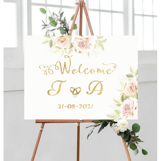 Καμβάς Γάμου – Romantic Floral Καμβάς Γάμου – Romantic Floral