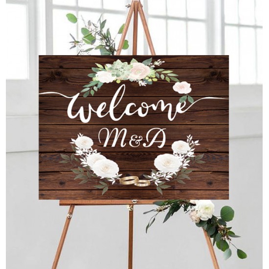 Καμβάς Γάμου – Rustic Wood Καμβάς Γάμου – Rustic Wood