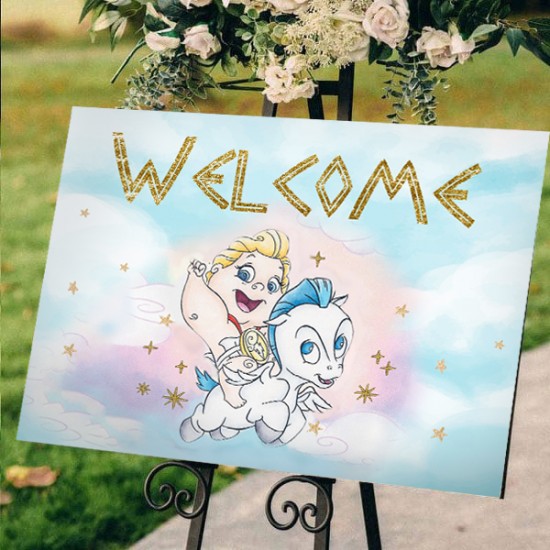 Καμβάς Βάπτισης Welcome – Baby Ηρακλής Καμβάς Βάπτισης Welcome – Baby Ηρακλής