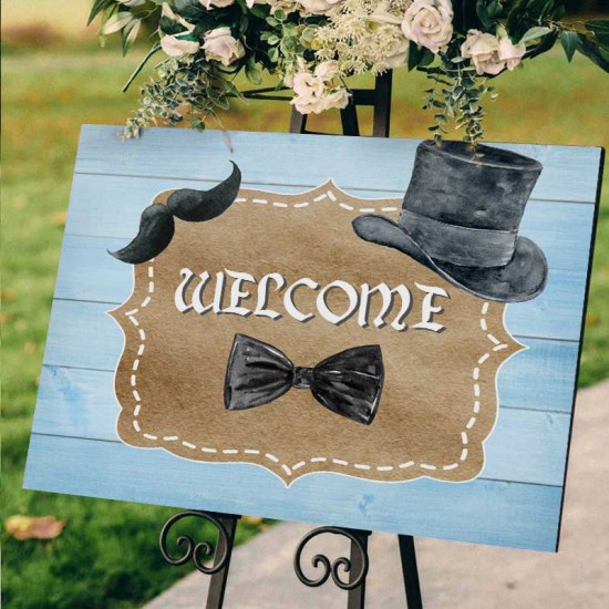 Καμβάς Βάπτισης Welcome Little Man Καμβάς Βάπτισης Welcome Little Man