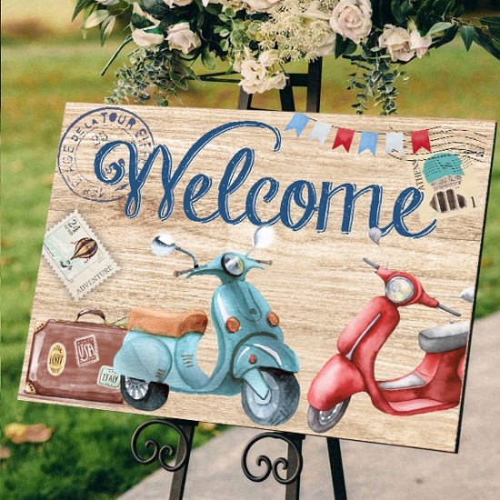 Καμβάς Βάπτισης Welcome Βέσπα Καμβάς Βάπτισης Welcome Βέσπα