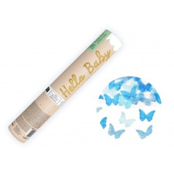 Κανονάκι Με Κομφετί Πεταλούδες για Gender Reveal