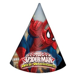 Καπελάκια Spiderman Web Warriors (6 τεμ