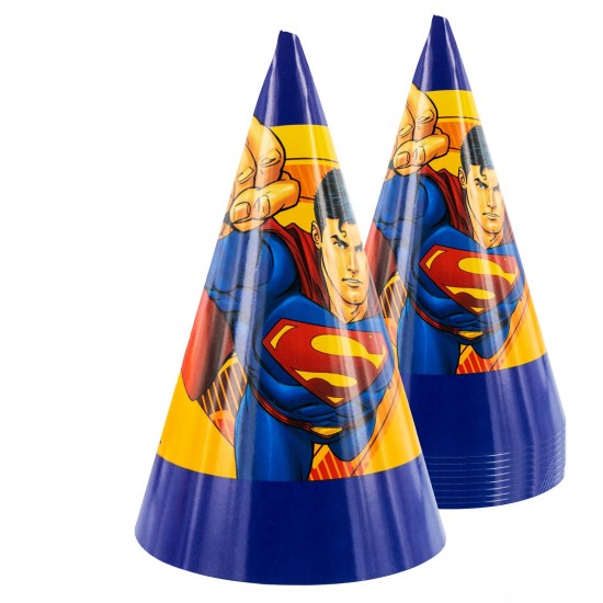 Καπελάκια πάρτυ Superman (10 τεμ) Καπελάκια πάρτυ Superman (10 τεμ)