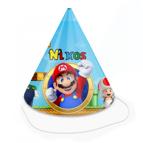 Καπελάκια Super Mario (8 τεμ) Καπελάκια Super Mario (8 τεμ)