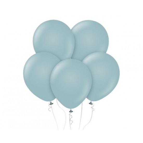 12″ Grey Blue Latex μπαλόνια (10 τεμ)