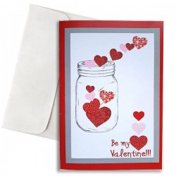 Κάρτα Αγάπης – Βάζο Be my Valentine