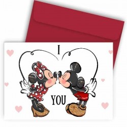 Κάρτα Αγάπης – Mickey & Minnie