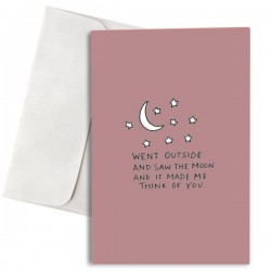 Κάρτα Αγάπης “When I look the Moon”