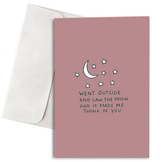 Κάρτα Αγάπης “When I look the Moon” Κάρτα Αγάπης “When I look the Moon”