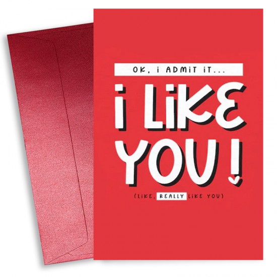 Κάρτα Αγίου Βαλεντίνου – I LIKE YOU