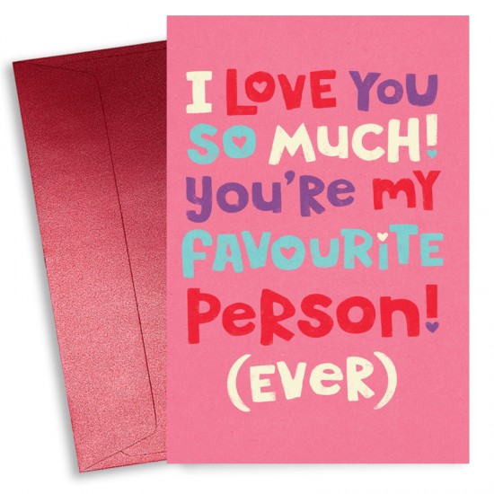 Κάρτα Αγίου Βαλεντίνου – My Favourite Person