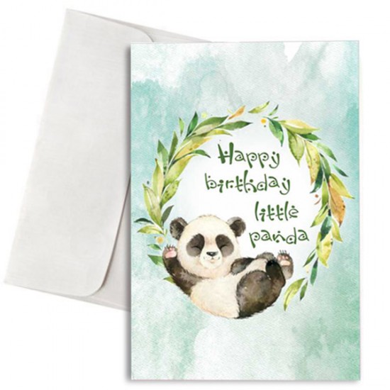 Κάρτα Γενεθλίων – Little Panda Κάρτα Γενεθλίων – Little Panda