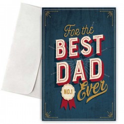 Κάρτα για Μπαμπά – Best Dad Ever