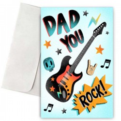Κάρτα για Μπαμπά – Dad you Rock
