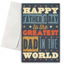 Κάρτα για Μπαμπά – Greatest Dad in the World