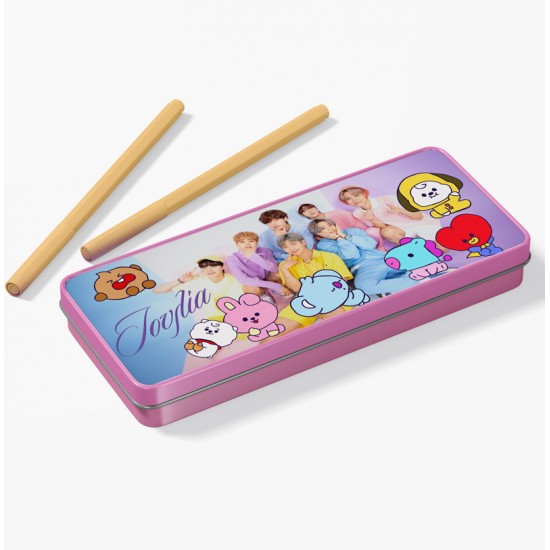 Κασετίνα με όνομα – BTS BT21 Κασετίνα με όνομα – BTS BT21