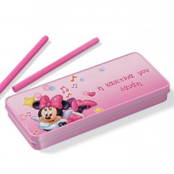 Κασετίνα με όνομα – Minnie Mouse