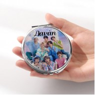Καθρεφτάκι Stray Kids Ασημί Στρογγυλό