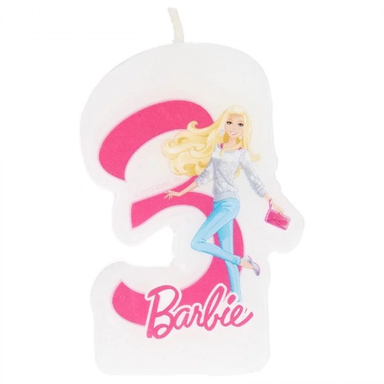 Κεράκι Barbie Αριθμός 3 Κεράκι Barbie Αριθμός 3