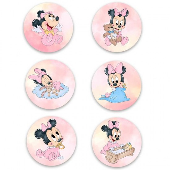 Κονκάρδες Baby Minnie (6 τεμ) Κονκάρδες Baby Minnie (6 τεμ)