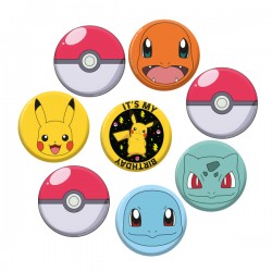 Κονκάρδες Γενεθλίων Pokemon (8 τεμ)