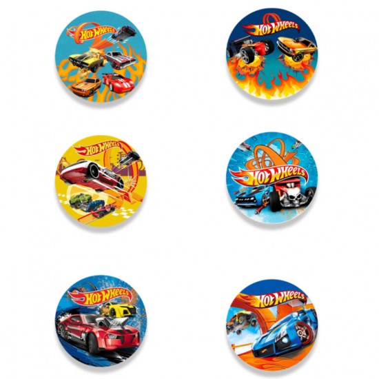 Κονκάρδες Hot Wheels (6 τεμ) Κονκάρδες Hot Wheels (6 τεμ)