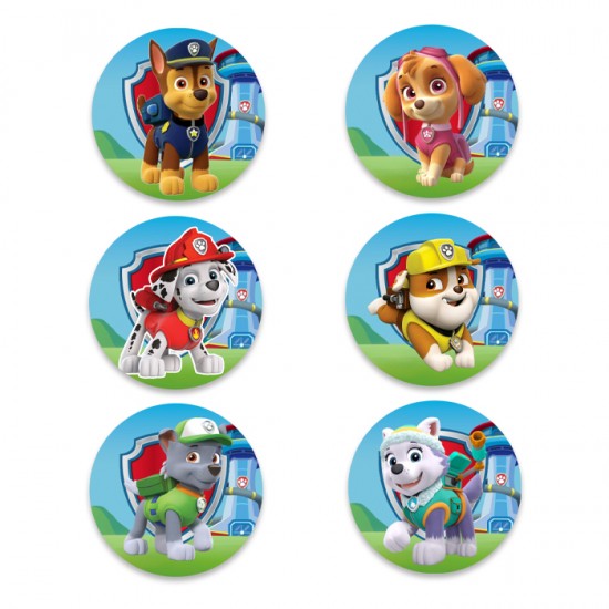 Κονκάρδες Paw Patrol (6 τεμ) Κονκάρδες Paw Patrol (6 τεμ)
