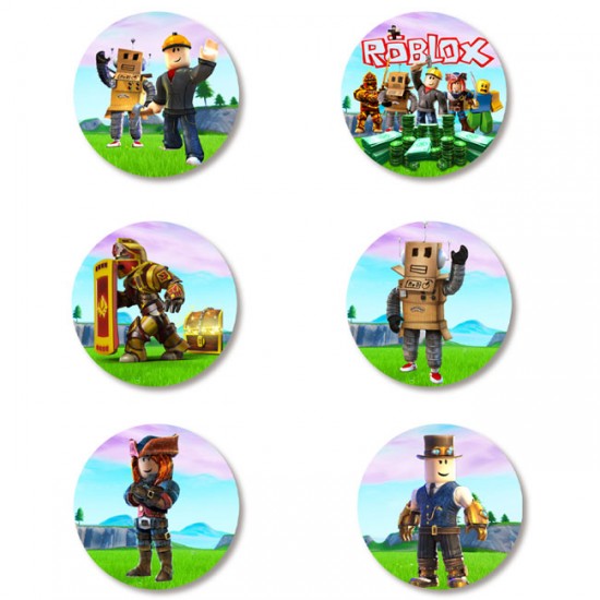 Κονκάρδες ROBLOX (6 τεμ) Κονκάρδες ROBLOX (6 τεμ)
