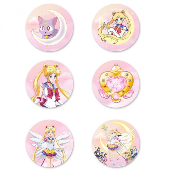 Κονκάρδες Sailor Moon (6 τεμ) Κονκάρδες Sailor Moon (6 τεμ)