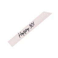 Κορδέλα “Happy 30” (κρεμ)