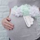 Κορδέλα Φλοράλ Mom to Be Με Ημερομηνία Κορδέλα Φλοράλ Mom to Be Με Ημερομηνία