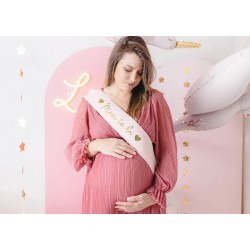 Κορδέλα ροζ σατέν Mom to Be