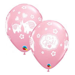 Μπαλόνι Λάτεξ 11″ Baby Girl ελεφαντάκια
